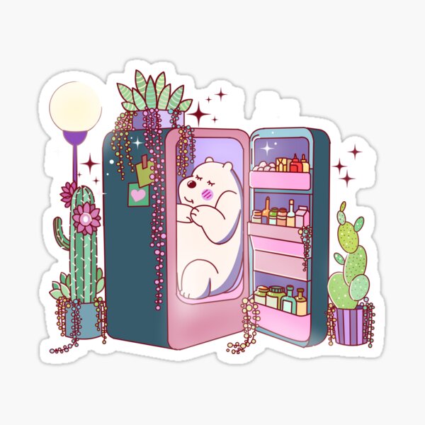 We Bare Bears Free Bears Sticker - Sticker Mania