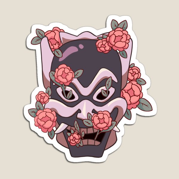 The Blue Spirit (Floral) Magnet