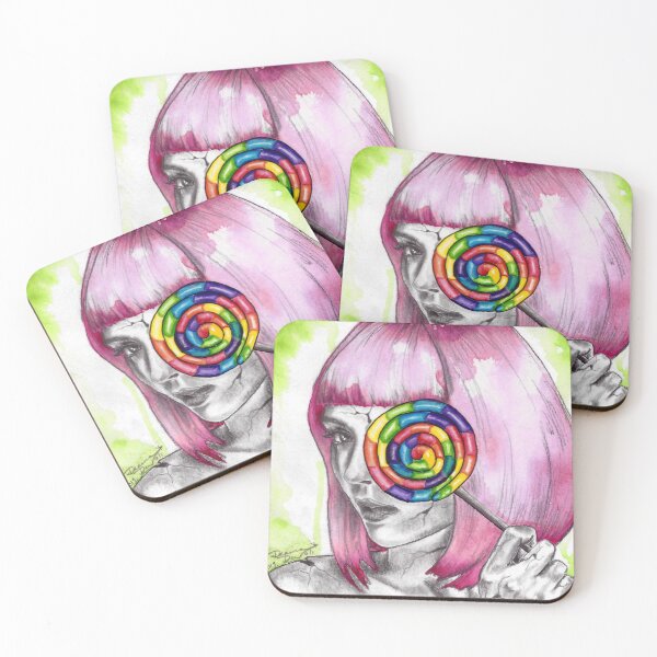 Item preview, Broken Doll Art Lollipop Art Candy Art Portrait Creepy Doll designed and sold by Deanna Davoli.
