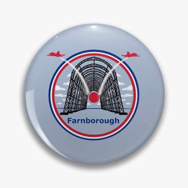 Item preview, Farnborough, Hampshire, UK - town poster  designed and sold by Julia Rudens.