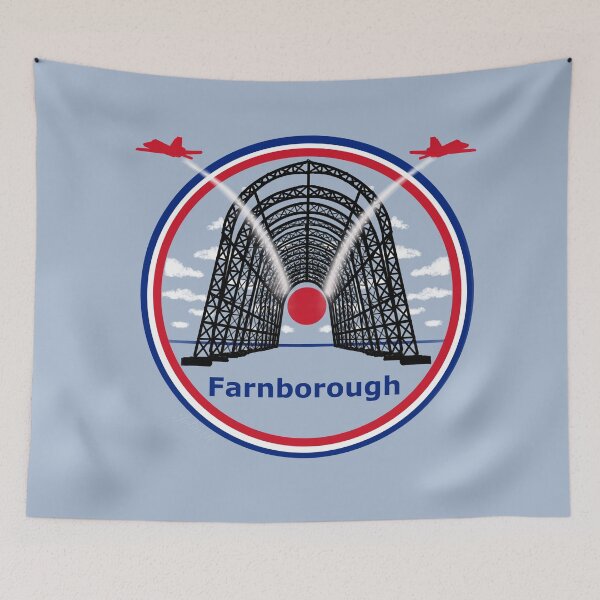 Item preview, Farnborough, Hampshire, UK - town poster  designed and sold by Julia Rudens.