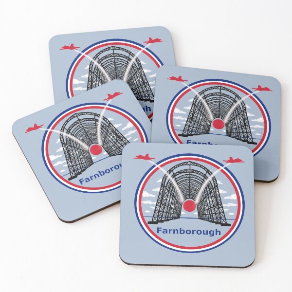 Item preview, Farnborough, Hampshire, UK - town poster  designed and sold by Julia Rudens.