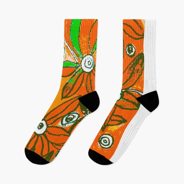 Item preview, Orange flowers. designed and sold by Kattrend.
