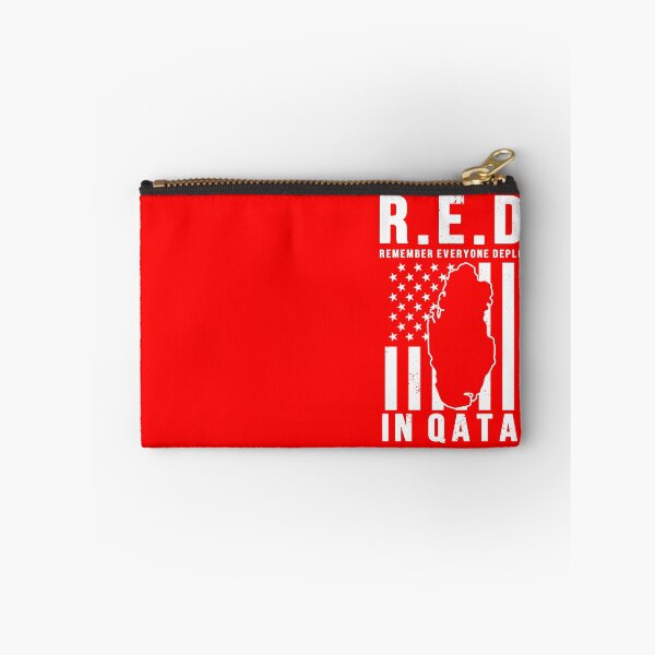 Item preview, RED Friday Remember Everyone Deployed in Qatar designed and sold by Gold Wings Tees.