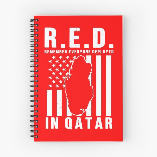 Item preview, RED Friday Remember Everyone Deployed in Qatar designed and sold by Gold Wings Tees.