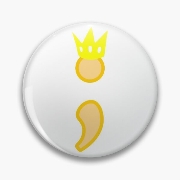 Item preview, Semicolon with a crown designed and sold by morganmaterni.