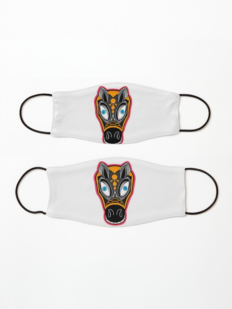 White Masks for Sublimation With Thick Straps