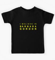 I Believe in Barbara Gordon Kids Tee