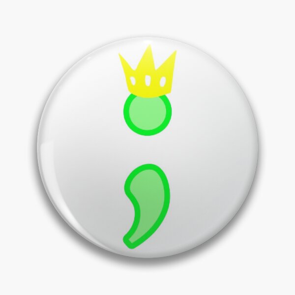 Item preview, Semicolon with a crown designed and sold by morganmaterni.