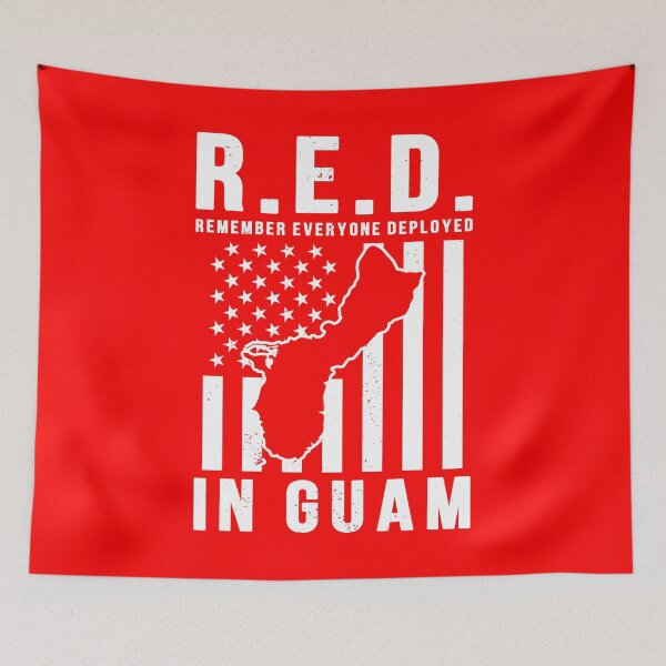 Item preview, RED Friday Remember Everyone Deployed in Guam designed and sold by Gold Wings Tees.