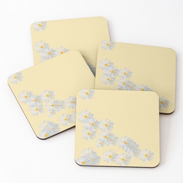 Item preview, Flower daisy white minimal pattern designed and sold by Carolina Salazar.
