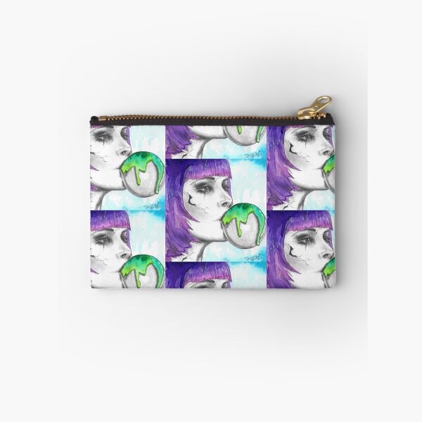 Item preview, Broken Doll Art Bubble Gum Art Candy Art Purple Green designed and sold by Deanna Davoli.