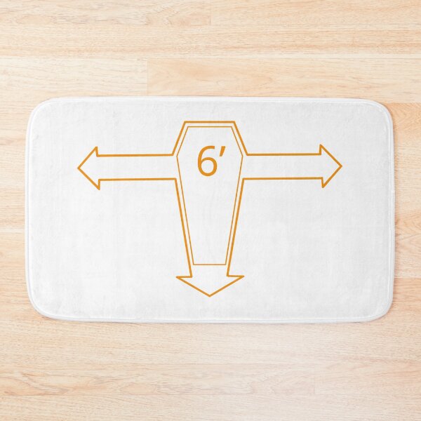Item preview, 6ft. apart or 6ft. under Orange designed and sold by lucienchip.