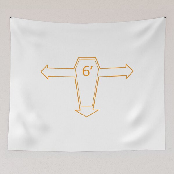Item preview, 6ft. apart or 6ft. under Orange designed and sold by lucienchip.