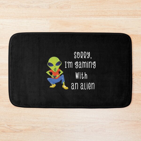 Item preview, Sorry I'm Gaming With An Alien Funny Alien Video Gamer Geek Nerd Cool Gaming Gift designed and sold by FunnySunny T-Shirts.