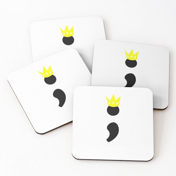 Item preview, Semicolon with a crown designed and sold by morganmaterni.