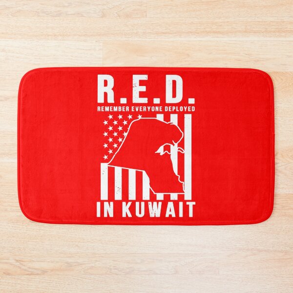 Item preview, RED Friday Remember Everyone Deployed in Kuwait designed and sold by Gold Wings Tees.