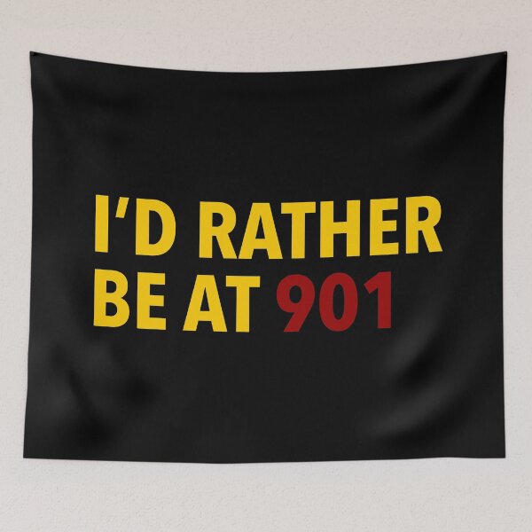 Item preview, I'd Rather Be At 901 - Gold / Cardinal designed and sold by CollegeThings.