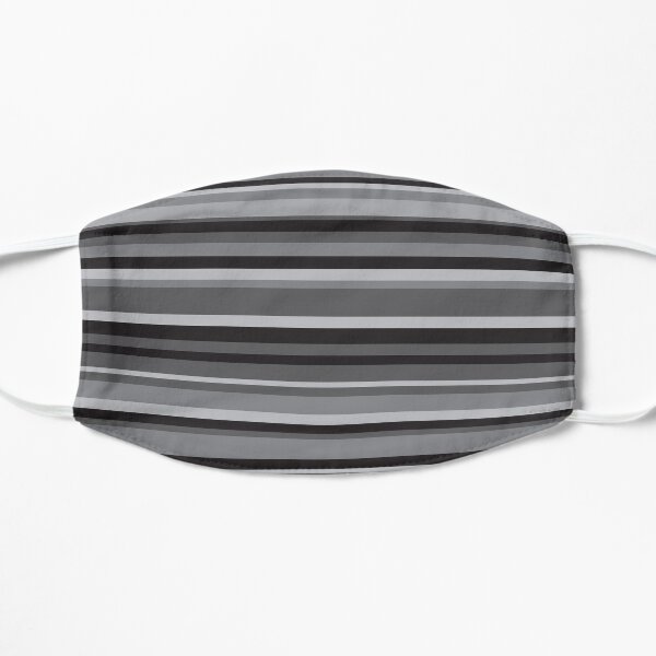 Gray lines design Flat Mask