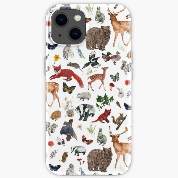 Wild Woodland Animals iPhone Soft Case