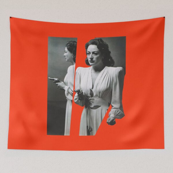 Item preview, Joan Crawford - Mildred Pierce - Red collage art  designed and sold by NumbLock.