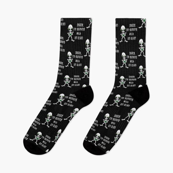 Item preview, Sorry I'm Gaming With An Alien Funny Alien Gamer Video Games Lover Boys Men Cool Gift designed and sold by FunnySunny T-Shirts.