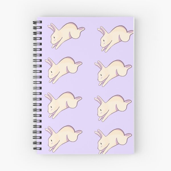 Item preview, Spring dashing bunny in pink designed and sold by CoffeePandaArt.