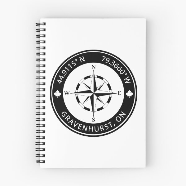 Item preview, Gravenhurst, Ontario Geographical Coordinates designed and sold by TeeOhGraphics.
