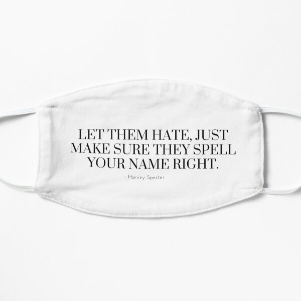Harvey Specter Quote | Suits Mask