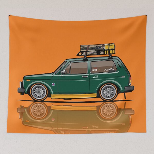 Item preview, VAZ 2121 LADA Niva 4x4 Green Low And Slow designed and sold by Monkey Crisis On Mars.
