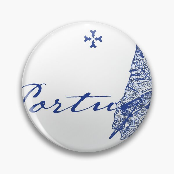 Item preview, Modern Blue Portugal and Portugal Country Shape designed and sold by letsgoto.