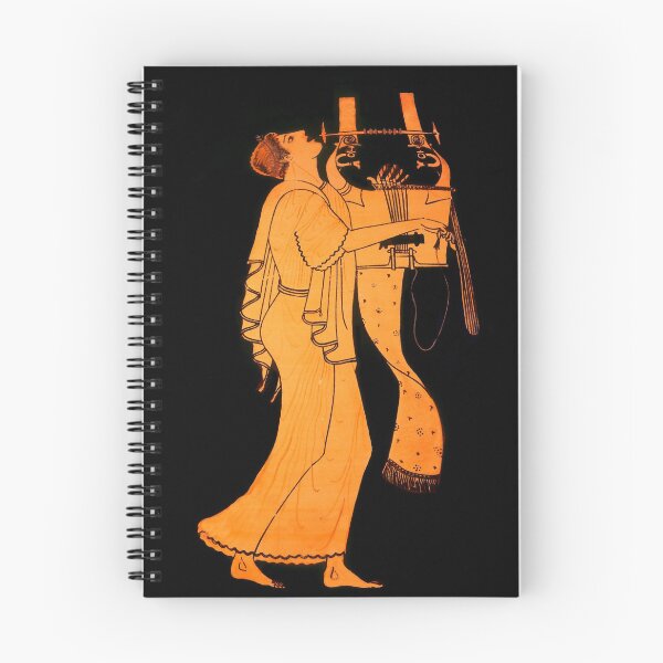 Item preview, Attic Greek Lyre player by the Berlin Painter designed and sold by WillowNox7.