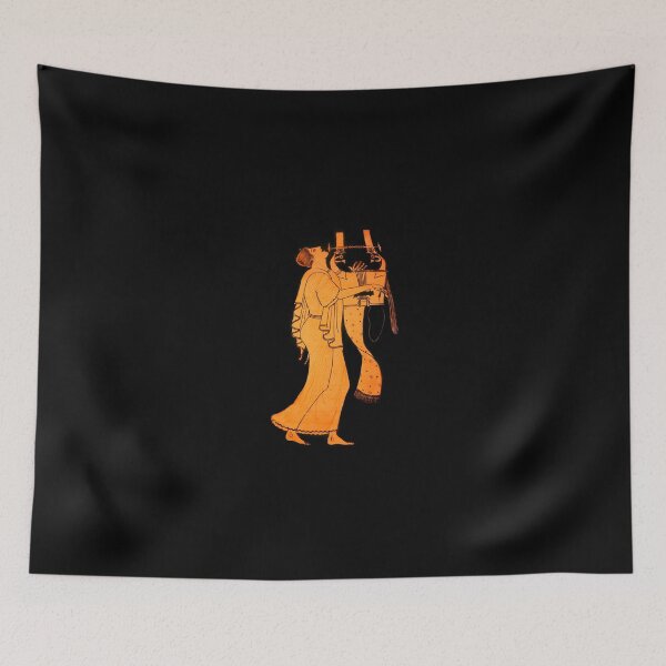 Item preview, Attic Greek Lyre player by the Berlin Painter designed and sold by WillowNox7.