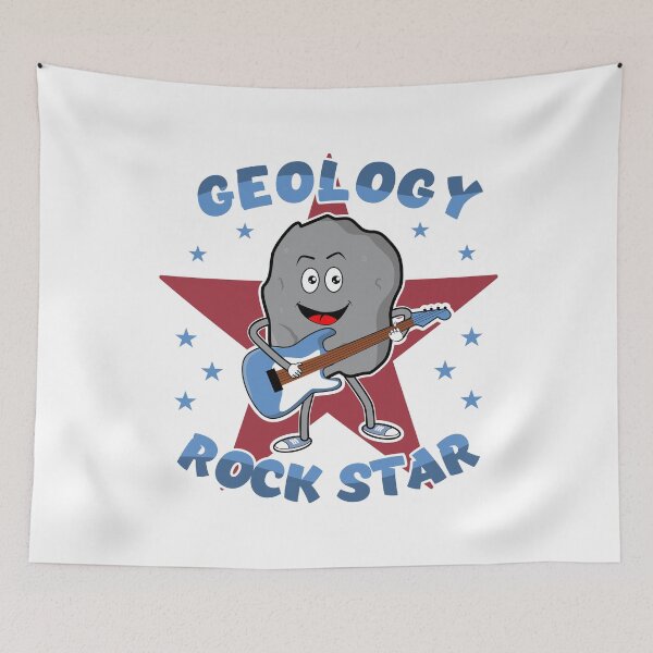 Item preview, Geology Rock Star Geologist with Guitar t shirt designed and sold by Dan66.