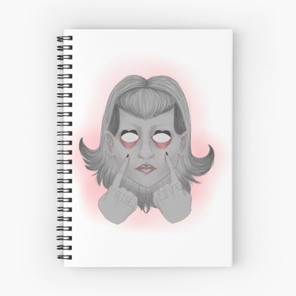 Item preview, True Love Grey and Pink Print designed and sold by omnishamblesart.