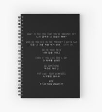 BTS / Bangtan Sonyeondan - Kein Traum mehr Spiralblock