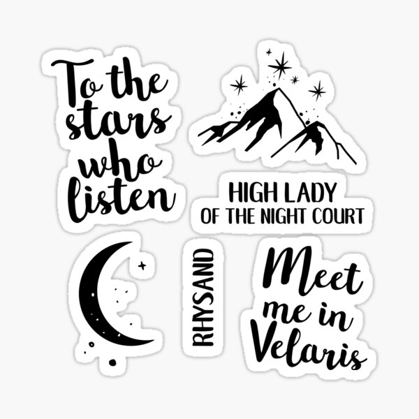 Acotar Stickers for Sale  Stickers, Tumblr stickers, Homemade stickers