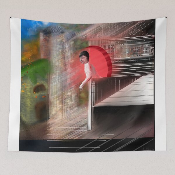 Item preview, Red City-Rising Sun designed and sold by BrainDeadPhilosophy .