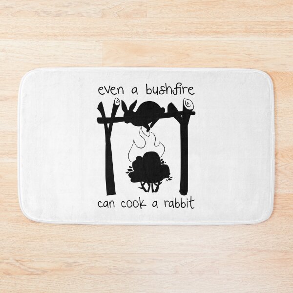 Item preview, Bushfire Cook A Rabbit Nonsensical Saying And Phrases designed and sold by therealsadpanda.