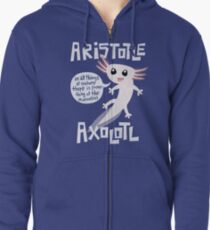Aristotle Axolotl Zipped Hoodie