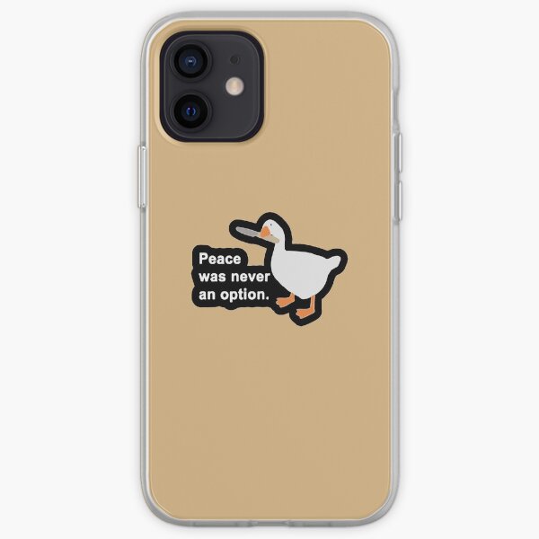 "Peace Was Never an Option" iPhone Soft Case