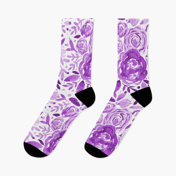 Item preview, Watercolor roses bouquet - purple designed and sold by wackapacka.