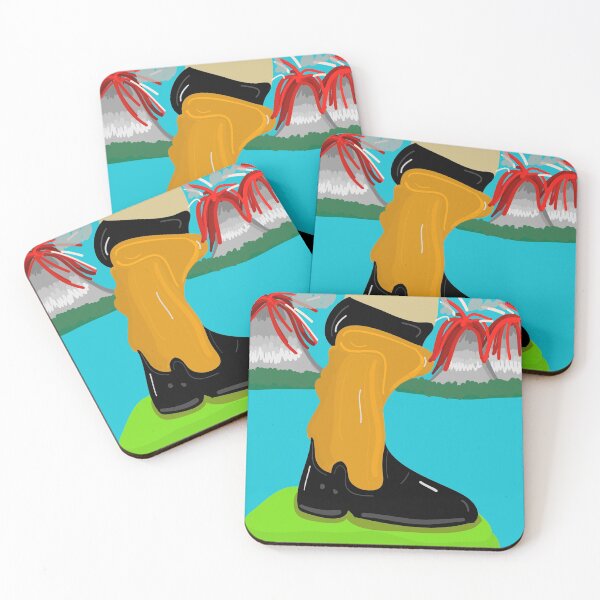 Item preview, 1960 soldier boot in a volcanic island designed and sold by sarina G.