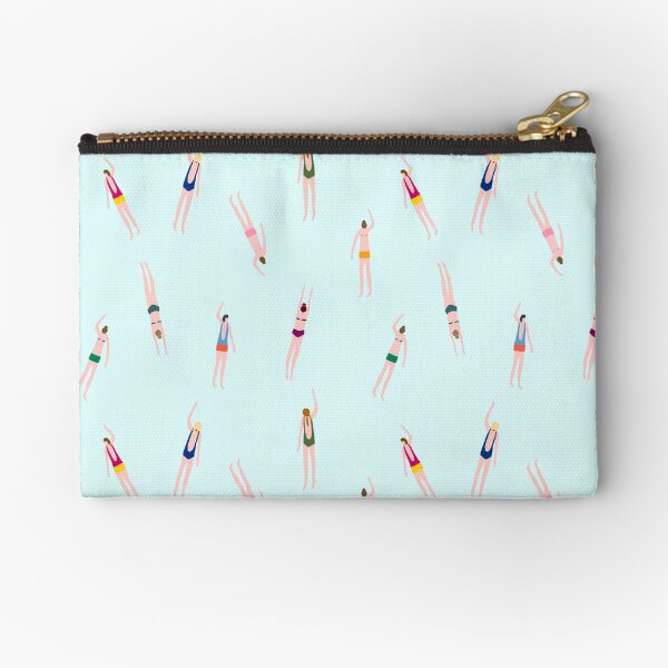 Swimmers in the pool or sea Zipper Pouch