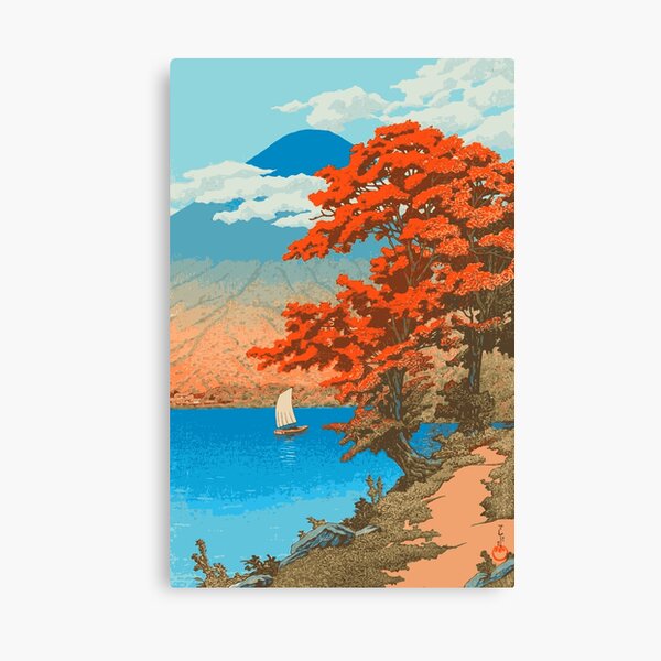 Lake Chûzenji at Nikkô - Kawase Hasui - Japanese Art Canvas Print