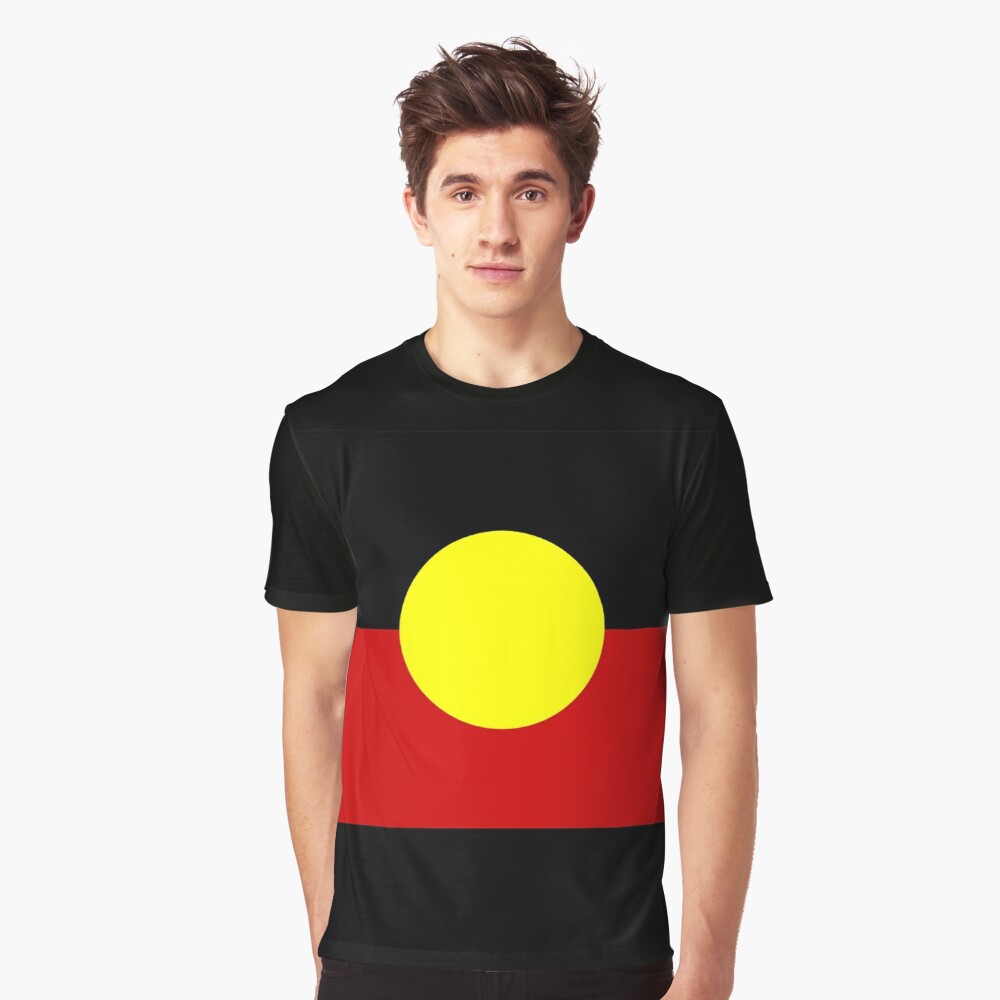 australian aboriginal flag t shirt