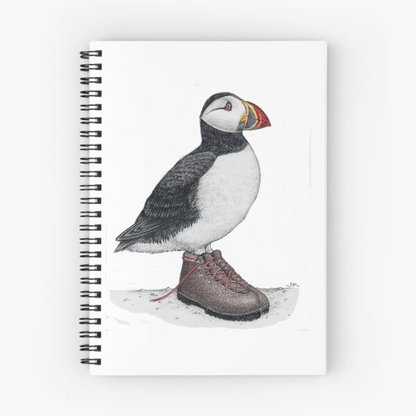 Item preview, Puffin in hiking boots designed and sold by JimsBirds.
