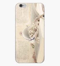 Vintage Still Life with Pearls and Book iPhone Case