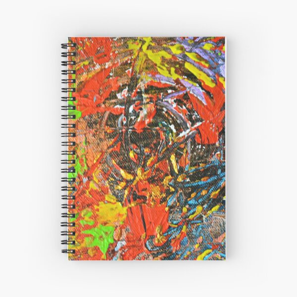 Detail of Crouched and Burning Spiral Notebook