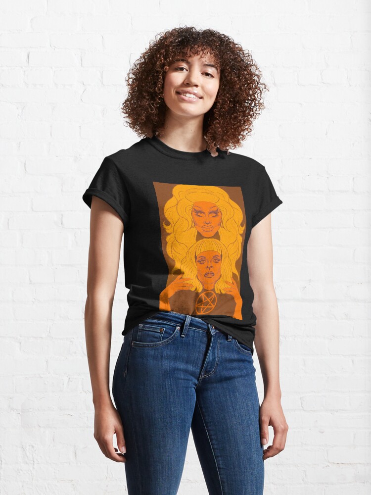 Alternative Ansicht von Trixie und Katya Orange Classic T-Shirt